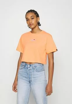 Ellesse NANCIE - T-shirt Imprimé - Light Orange