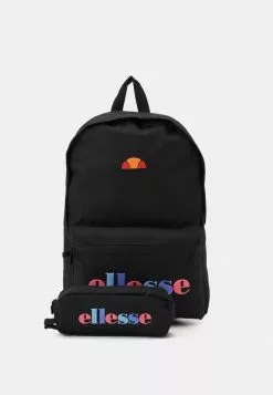 Ellesse EXCLUSIVE BENRA BACKPACK AND PENCIL CASE SET UNISEX - Set D'écolier - Black