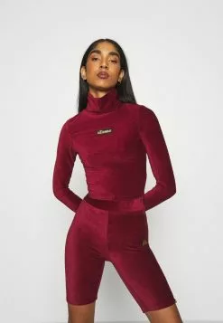 Ellesse HOLLIE - T-shirt à Manches Longues - Burgundy