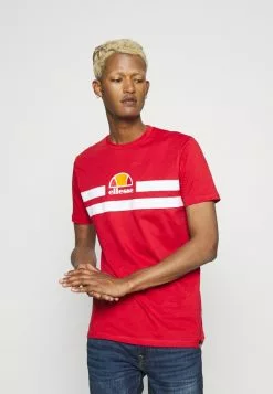 Ellesse APRELA TEE - T-shirt Imprimé - Red