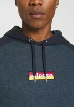 Ellesse RUBINACCI HOODY - Sweatshirt - Navy Marl -Ellesse Elegant Boutique 0c9a4fc6cc22467799fb9bb617047ee7