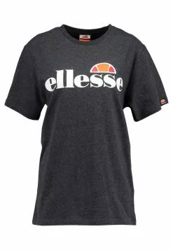 Ellesse ALBANY - T-shirt Imprimé - Dark Grey Marl -Ellesse Elegant Boutique 12250152714a47559485fc704d40d1fd