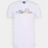 Ellesse OMORO TEE UNISEX - T-shirt Imprimé - White