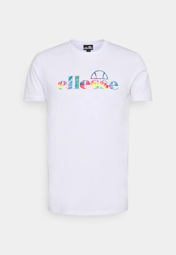 Ellesse OMORO TEE UNISEX - T-shirt Imprimé - White 1 Ellesse OMORO TEE UNISEX - T-shirt Imprimé - White