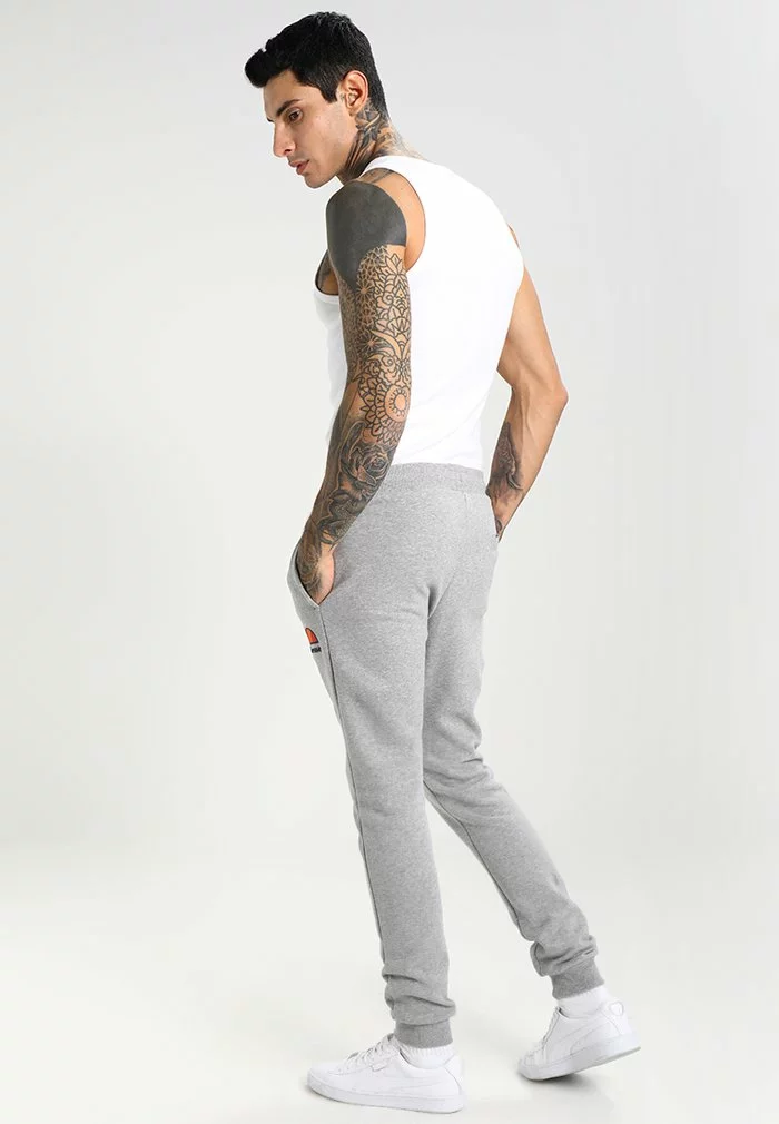 Ellesse OVEST - Pantalon De Survêtement - Ath Grey Marl 3 Ellesse OVEST - Pantalon De Survêtement - Ath Grey Marl – Image 3