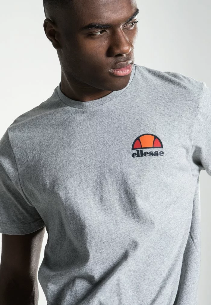 Ellesse CANALETTO - T-shirt Imprimé - Athletic Grey Marl 4 Ellesse CANALETTO - T-shirt Imprimé - Athletic Grey Marl – Image 4