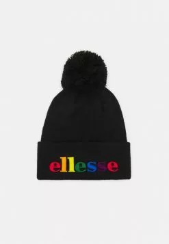 Ellesse HALINA POM POM BEANIE UNISEX - Bonnet - Black