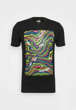 Ellesse CAMRINO TEE - T-shirt Imprimé - Black -Ellesse Elegant Boutique 1b58bdf9c46f46cba74555e3ba14bd38