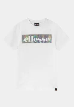 Ellesse HALLE TEE - T-shirt Imprimé - White