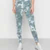 Ellesse SOLOS TIE DYE - Legging - Green/white