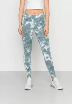 Ellesse SOLOS TIE DYE - Legging - Green/white