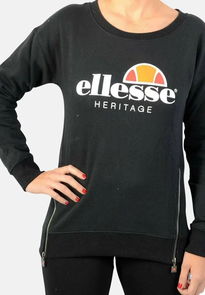 Ellesse HERITAGE - Sweatshirt - Noir 1 Ellesse HERITAGE - Sweatshirt - Noir