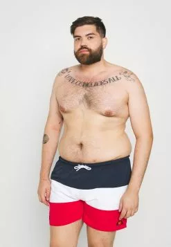 Ellesse CIELO - Short De Bain - Navy/white/red