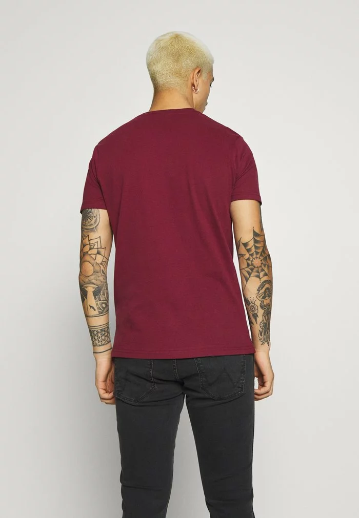 Ellesse VOODOO - T-shirt Imprimé - Burgundy 3 Ellesse VOODOO - T-shirt Imprimé - Burgundy – Image 3