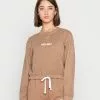 Ellesse POPSY CROPPED - Sweatshirt - Brown