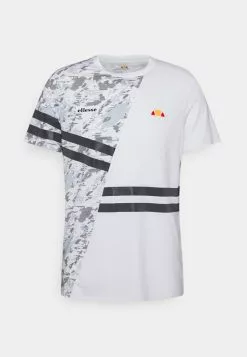 Ellesse DIGITTEE - T-shirt Imprimé - White