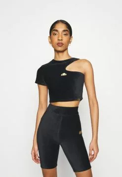 Ellesse MARGIOT - T-shirt Imprimé - Black