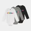 Ellesse SAMPARO 3 PACK UNISEX - Body - White/black/grey