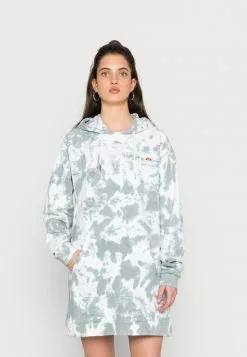 Ellesse HONEY TIE DYE DRESS - Robe De Jour - Green/white