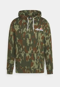 Ellesse PRIMERO CAMO HOODY - Sweatshirt - Khaki -Ellesse Elegant Boutique 2f7054f4fa644889ba9979749ce885df