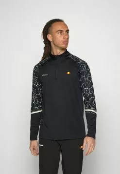 Ellesse SAMSI ZIP - T-shirt à Manches Longues - Black