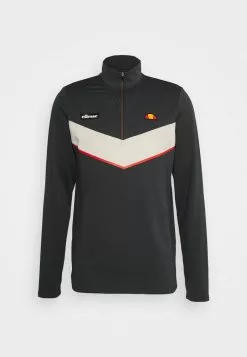 Ellesse FRODE ZIP - T-shirt à Manches Longues - Black
