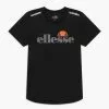 Ellesse SANDON PERFORMANCE TEE - T-shirt Imprimé - Black