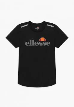 Ellesse SANDON PERFORMANCE TEE - T-shirt Imprimé - Black