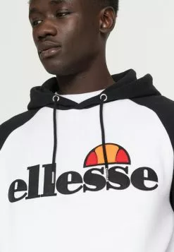 Ellesse TALIAMENTO HOODY - Sweatshirt - White/black -Ellesse Elegant Boutique 3608793a845841b28d5bc7faac957744