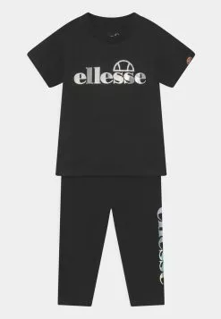 Ellesse DELILA TEE SET UNISEX - Legging - Black