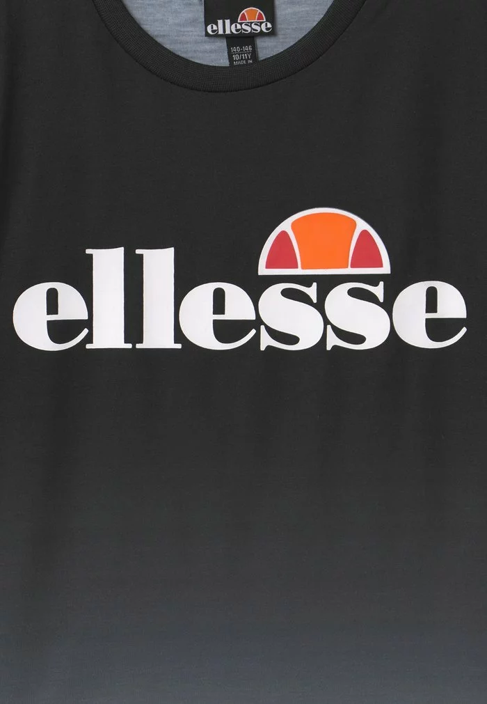 Ellesse MALIA TEE - T-shirt Imprimé - Black/grey Fade 3 Ellesse MALIA TEE - T-shirt Imprimé - Black/grey Fade – Image 3
