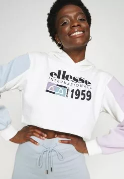 Ellesse TRISTAN - Sweatshirt - Offwhite -Ellesse Elegant Boutique 3b6151406dbe4e6ab3b85f3a7158b3ea