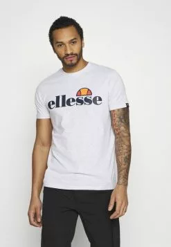 Ellesse PRADO - T-shirt Imprimé - White Marl