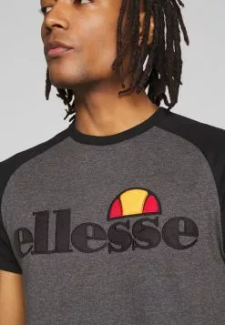 Ellesse PIAVE - T-shirt Imprimé - Dark Grey Marl -Ellesse Elegant Boutique 3d029cb0d3e34d7fa3e13822a7be1932