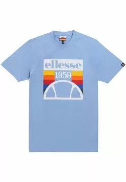 Ellesse PIROZZI - T-shirt Imprimé - Blue