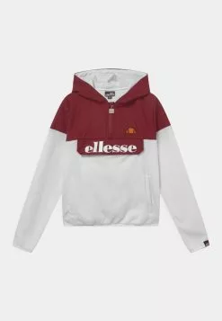 Ellesse GILLIN OH - Sweat Polaire - White/burgundy