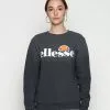 Ellesse AGATA - Sweatshirt - Dark Grey Marl