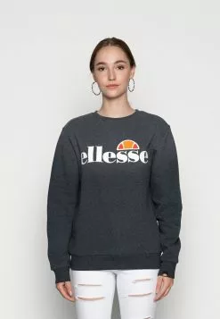 Ellesse AGATA - Sweatshirt - Dark Grey Marl