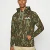 Ellesse PRIMERO CAMO HOODY - Sweatshirt - Khaki