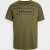 Ellesse ZOLARI - T-shirt Imprimé - Khaki