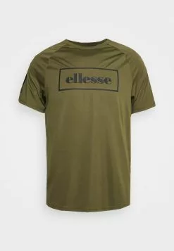 Ellesse ZOLARI - T-shirt Imprimé - Khaki