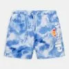 Ellesse BERVIOS SWIM SHORT - Short De Bain - Light Blue Tie Dye