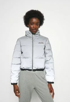 Ellesse CROPPED PUFFER JACKET - Veste D'hiver - Silver