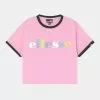 Ellesse MAGNI CROP - T-shirt Imprimé - Light Pink