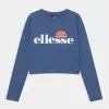 Ellesse ARENO CROP - T-shirt à Manches Longues - Blue