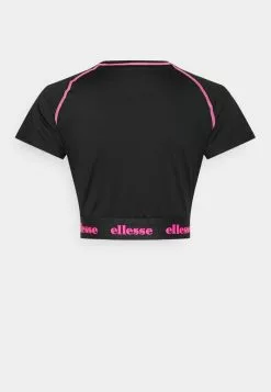 Ellesse ILLUMINANTE CROP - T-shirt Imprimé - Black -Ellesse Elegant Boutique 47373a7dfa0f4e01b27c6b06b7bc33b7
