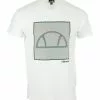 Ellesse SEBASTIAN - T-shirt Imprimé - White