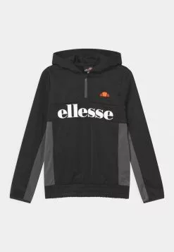 Ellesse HALF ZIP HOODY UNISEX - Sweat à Capuche - Black/dark Grey