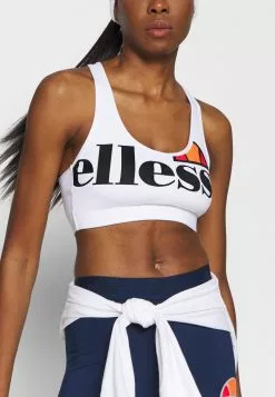 Ellesse PRESELLE - Brassières De Sport à Maintien Normal - White -Ellesse Elegant Boutique 50fb48053f614448a6b22caf93f2d81a