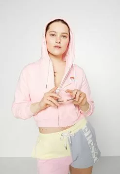 Ellesse PIOLLI - Sweat à Capuche Zippé - Light Pink -Ellesse Elegant Boutique 53098b24d89344e7a89b7507f4b3bff3